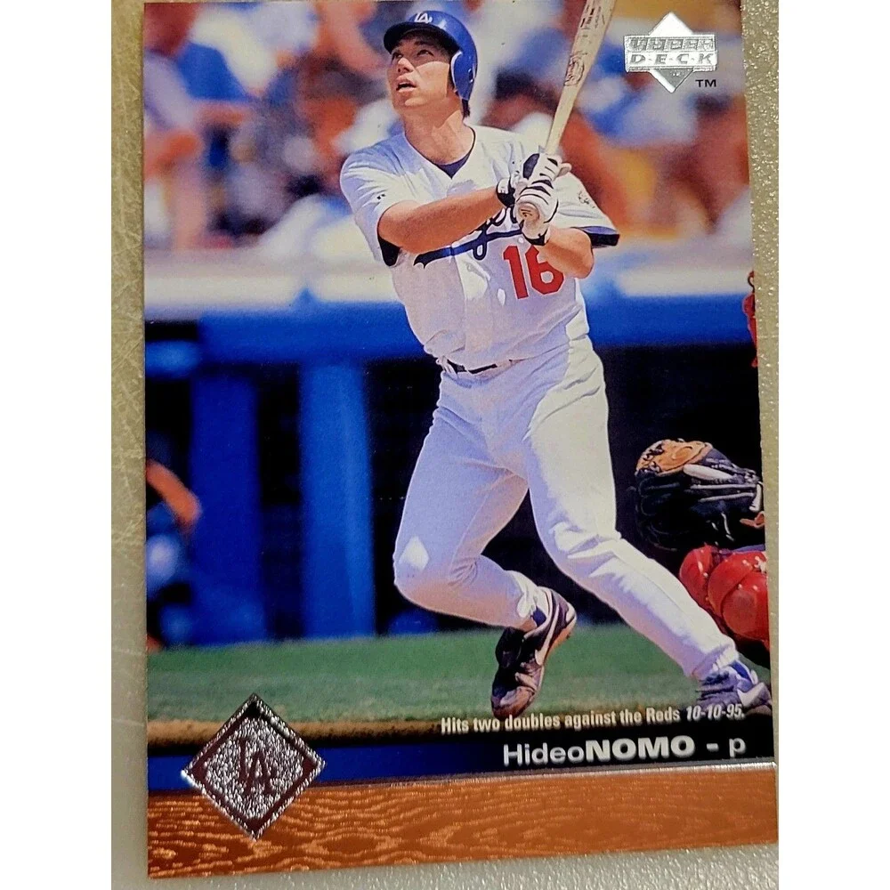 4 CARD ROOKIE SET- TOM GOODWIN, GARY THURMAN, HIDEO NOMO & BILL PULSIPHER